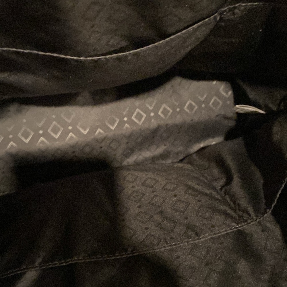 VERA BRADY FLORAL Parisian paisley TOTE WITH Blk LEATHER STRAPS 14in strap - Picture 12 of 12
